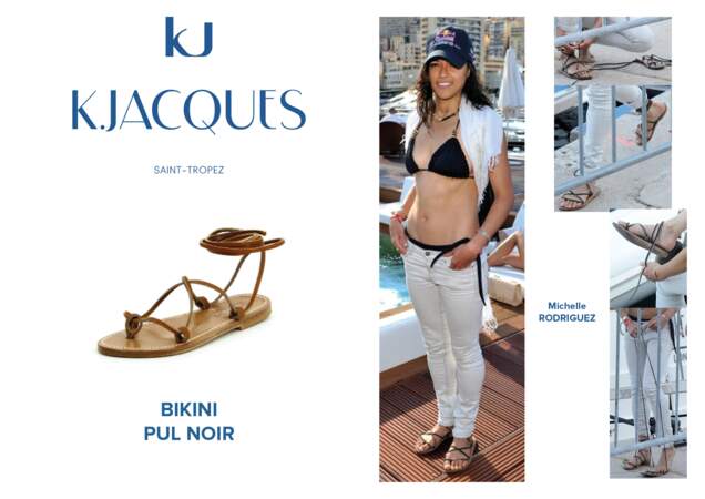 Michelle Rodriguez porte le modèle Bikini de K.Jacques.