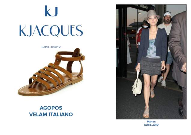 Marion Cotillard porte le modèle Agopos de K.Jacques.