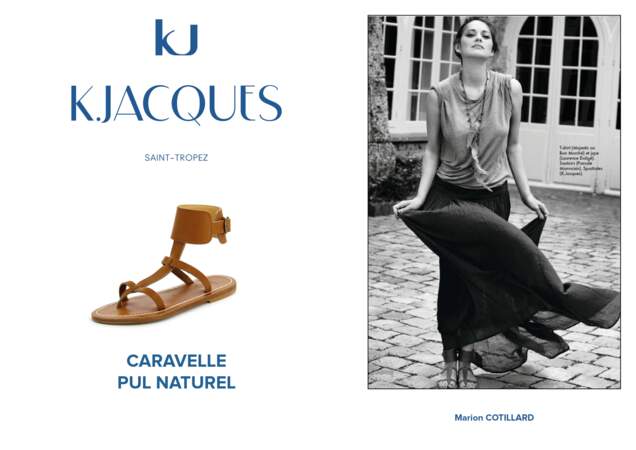 Marion Cotillard porte le modèle Caravelle de K.Jacques.