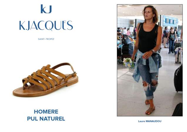 Laure Manaudou porte le modèle Homère de K.Jacques.