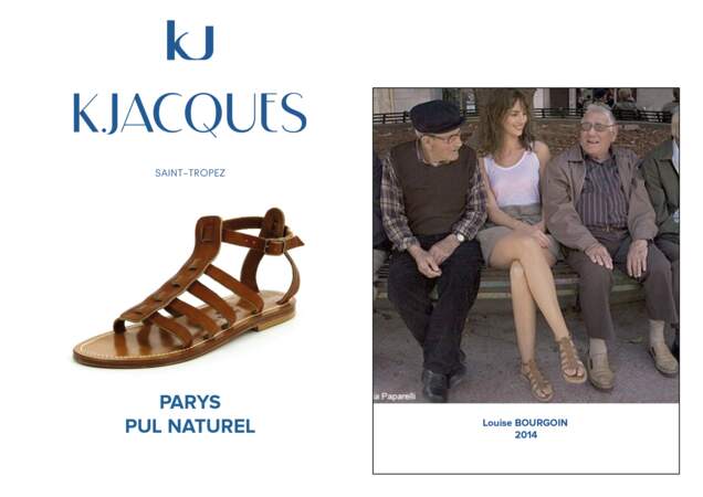 Louise Bourgoin porte le modèle Parys de K.Jacques.