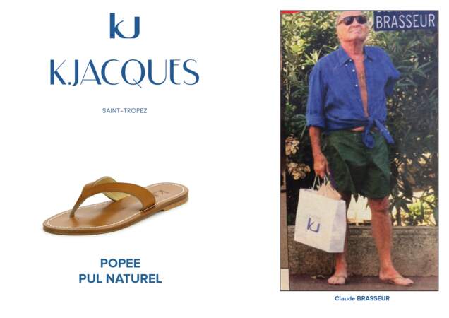 Claude Brasseur porte le modèle Popée de K.Jacques.