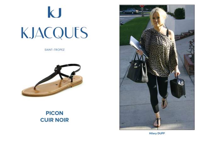 Hilary Duff porte le modèle Picon de K.Jacques.