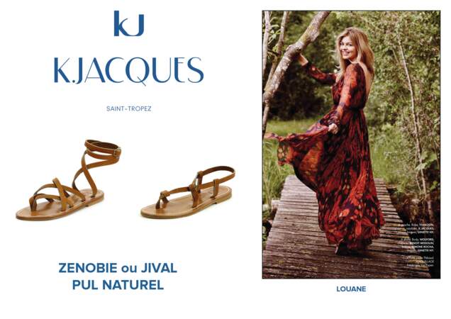 Louane porte des sandales K.Jacques.