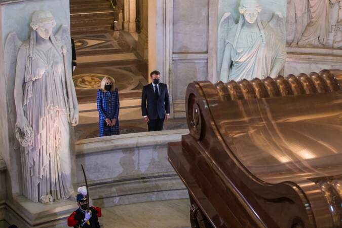 Emmanuel et Brigitte Macron à Paris ce 5 mai 2021