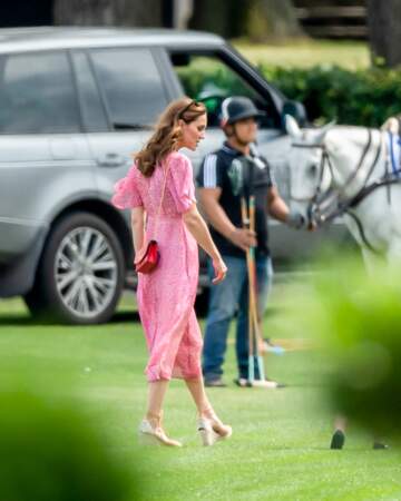 Kate Middleton en espadrilles, le 10 juillet 2019.