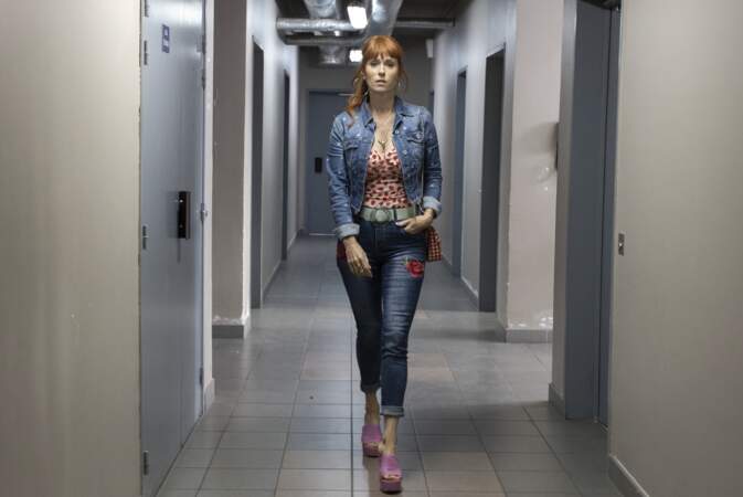 Audrey Fleurot dans HPI:  en total-look en jean
