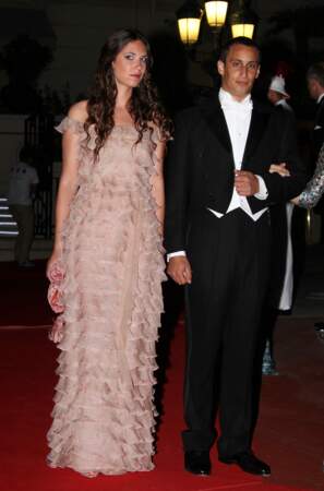 La robe longue de sirène de Tatiana Santo Domingo au mariage du prince Albert et Charlene de Monaco