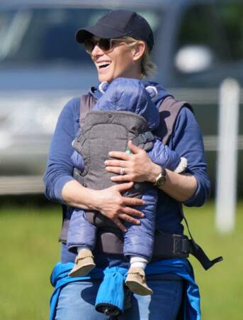 Ce samedi 29 mai, Zara Tindall a profité d'une journée ensoleillée pour prévoir une sortie avec son fils Lucas.