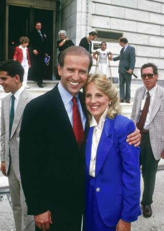 Jill Biden en 1987 : à 35 ans, tailleur et couleur sont ses maîtres mots