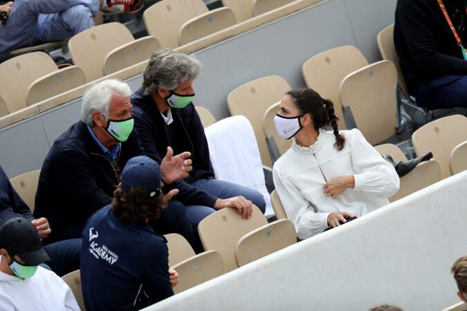 Xisca Perello débrief le match de tennis à Roland-Garros. 