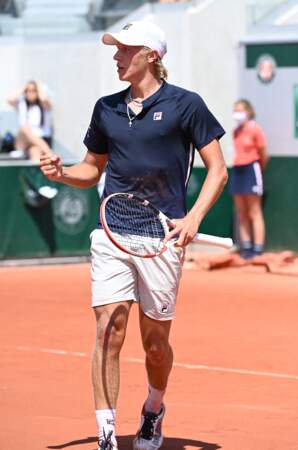 Leo Borg célèbre sa première victoire à Roland-Garros, le 7 juin 2021