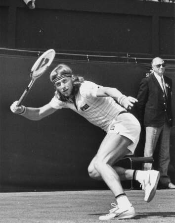 Le père, Bjorn Borg à Wimbledon en 1977