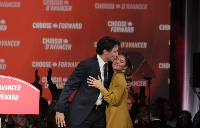 Le premier ministre canadien Justin Trudeau et sa femme Sophie Grégoire, une ancienne présentatrice de télévision