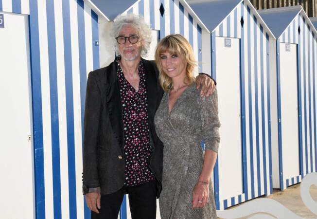Laetitia Brichet et Louis Bertignac lors du 35ème festival de Cabourg le 10 juin 2021.