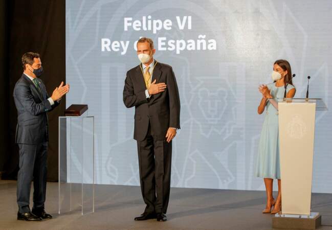 Le roi Felipe VI reçoit  la Médaille d’honneur d’Andalousie, le 14 juin