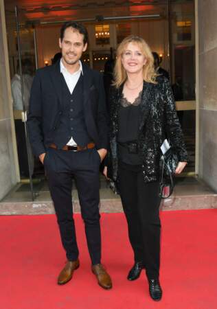 Agnès Soral et Charles Vivier lors de la soirée de gala "Enfance Majuscule" à la salle Gaveau, à Paris, le 15 juin 2021.