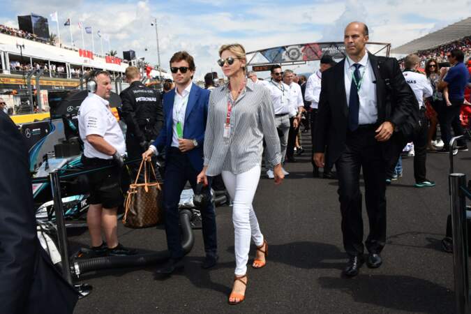 24 juin 2018 : Charlene de Monaco assiste au Grand Prix de France au Castellet