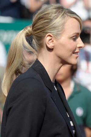 17 avril 2011 : Charlene et sa maxi queue de cheval aux Monte Carlo Rolex Masters