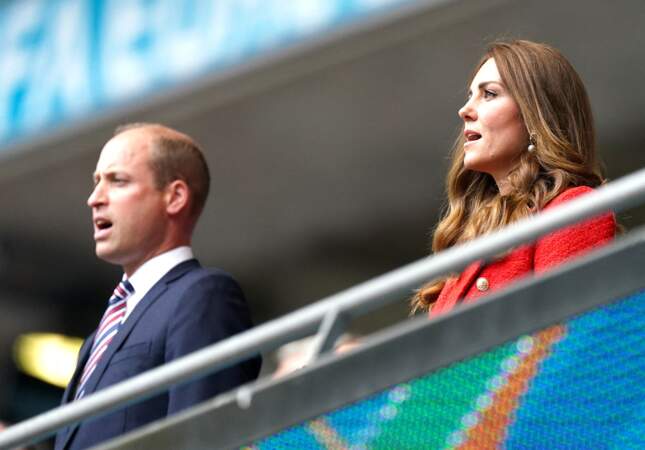 Le prince William et Kate Middleton étaient sur leu trente-et-un pour assister à ce match de l'Euro 2021 opposant l'Angleterre et l'Allemagne, ce mardi 29 juin