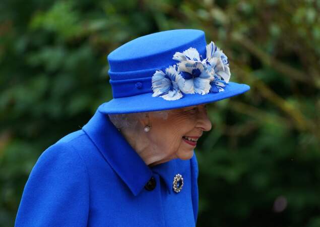 La reine Elizabeth II à Glasgow, le 30 juin 2021. 
