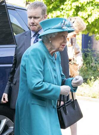 La reine Elizabeth II a visité l'Institut sur le changement climatique à Edimbourg le 1er juillet.