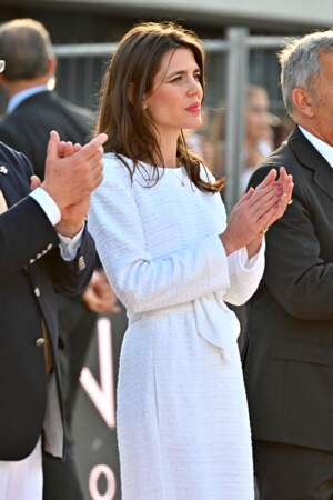 La fille de Caroline de Monaco portait un ensemble blanc signé Chanel