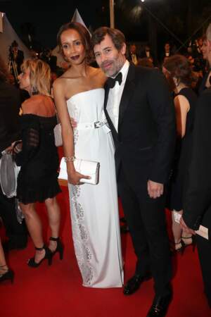 Jalil Lespert et Sonia Rolland au Festival de Cannes en 2017.