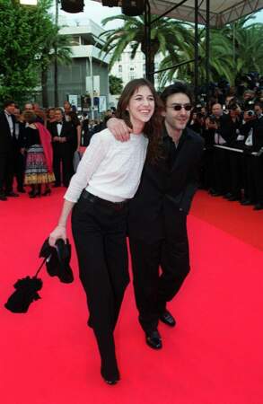 Charlotte Gainsbourg et Yvan Attal au Festival de Cannes en 2001.