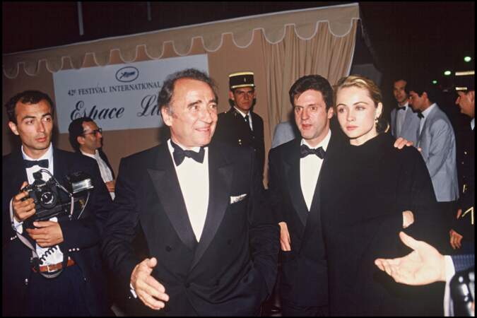 Emmanuelle Béart et Daniel Auteuil au Festival de Cannes en 1989.