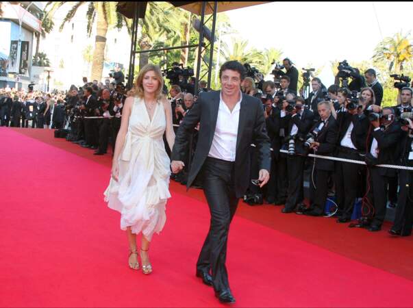 Patrick Bruel et Amanda Sthers au Festival de Cannes en 2007.