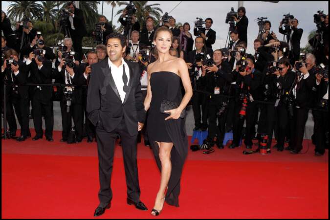 Jamel Debbouze et Melissa Theuriau au Festival de Cannes en 2010.