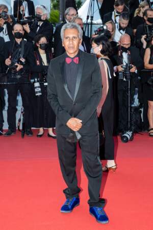 Rachid Bouchareb pour la montée des marches du film "Annette" lors de la cérémonie d'ouverture du 74ème Festival International du Film de Cannes, le 6 juillet 2021