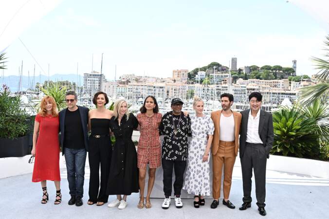 Tous les membres du jury du 74ème festival international du film de Cannes, le 6 juillet 2021