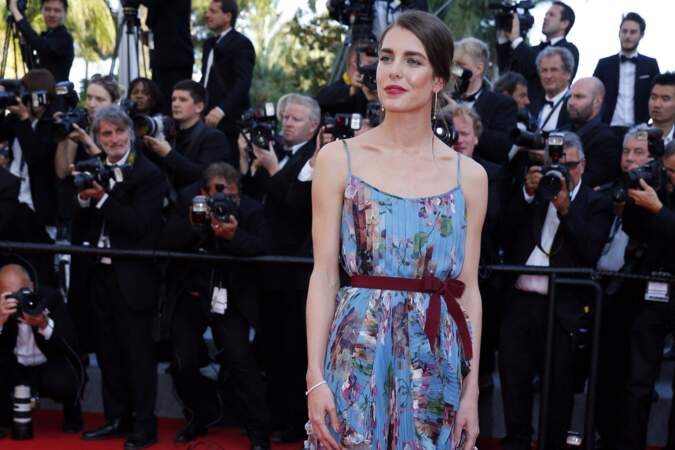 Charlotte Casiraghi lors du 68 ème Festival International du Film de Cannes, le 17 mai 2015.
