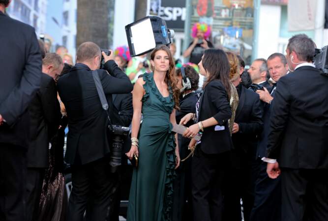 Charlotte Casiraghi au 65e Festival de Cannes, le 18 mai 2012