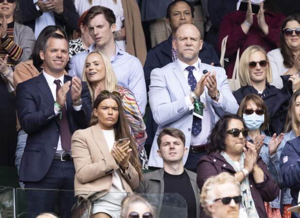 Zra Phillips et Mike Tidall étaient dans les tribunes du All England Lawn Tennis and Croquet Club, le 7 juillet 2021, pour assister à la 9ème journée du tournoi de Wimbledon