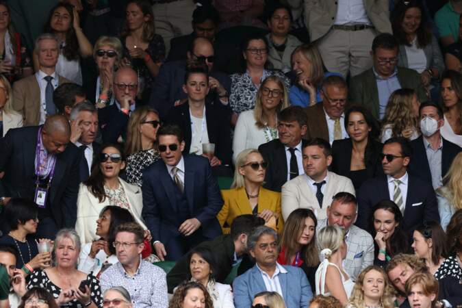 Tom Cruise est venue avec Hayley Atwell  pour assister à la finale Dames du tournoi de tennis de Wimbledon ce 10 juillet