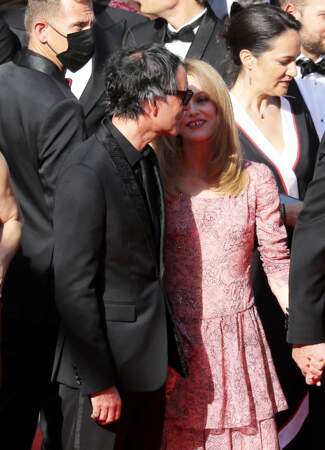 Vanessa Paradis très amoureuse de Samuel Benchetrit au Festival de Cannes ce 10 juillet 