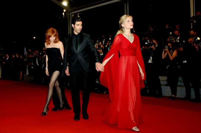 Mylène Farmer et Mélanie Laurent ont choisi des robes très glamour pour participer au Festival de Cannes ce 10 juillet 