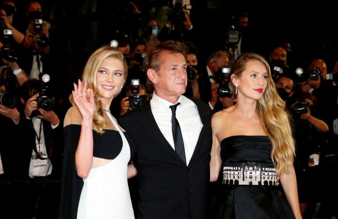 Un trio rayonnant lors du 74ème Festival International du Film de Cannes