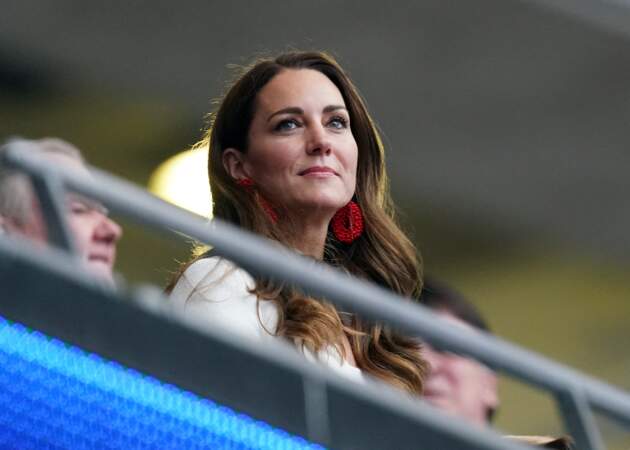 Kate Middleton a misé sur des boucles d'oreilles de la marque londonienne The Blaiz à la finale de l'Euro 2021 à Wembley