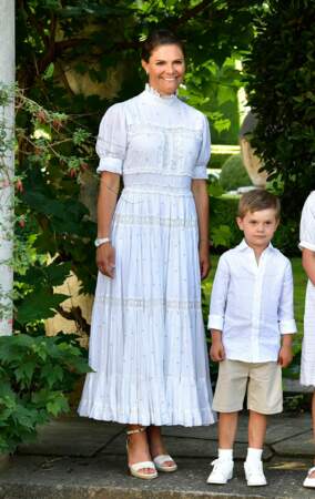 Victoria de Suède en famille pour ses 44 ans : son fils Oscar se fait remarquer, le 14 juillet 2021