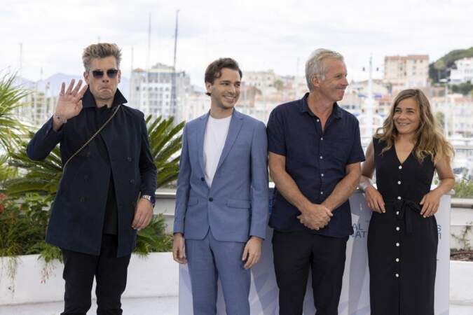 Benjamin Biolay fait une petite grimace aux photographes lors du photocall du film « France » au Festival de Cannes, vendredi 16 juillet 2021.