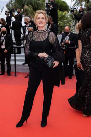 Agnès Soral a foulé le tapis rouge lors de la 74ème édition du Festival de Cannes.