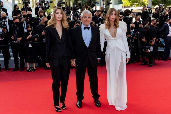 Michel Boujenah et sa fille Louise étaient au rendez-vous, le samedi 17 juillet 2021, pour la clôture du 74e Festival de Cannes