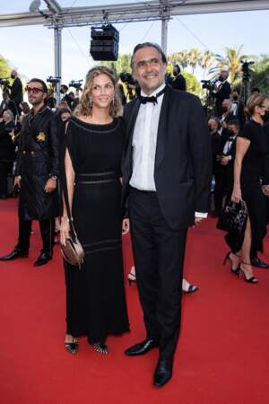 L'amour, toujours l'amour, avec Emmanuel Chain et sa compagne Camille, tous deux très élégants pour cette dernière montée des marches de Cannes 2021
