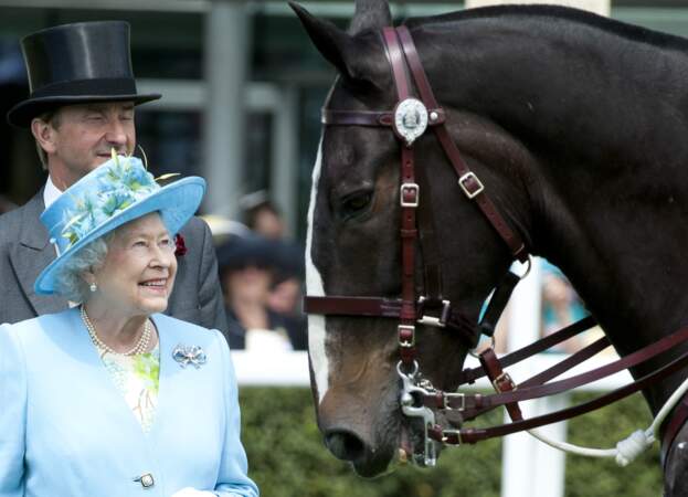 La reine est présente le dernier jour de la course Royal Ascot, en 2011