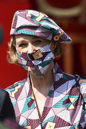 La princesse Delphine de Saxe-Cobourg a mis à l'honneur un couturier belge pour la fête nationale.