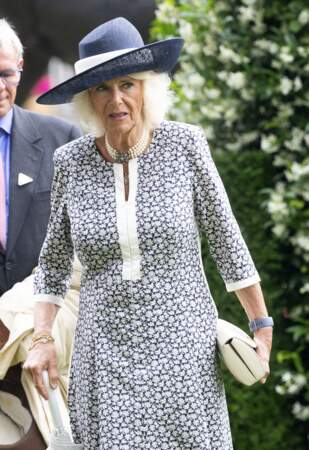 Camilla Parker Bowles est venue au King George Diamond Weekend sans le prince Charles.
